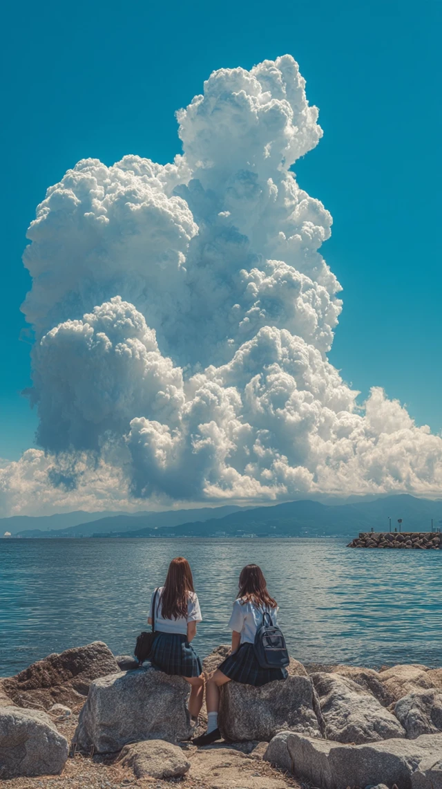 Summer Sky and Nostalgia: High School Girls in Japan