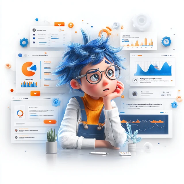 Frustrated Business Owner Website Analytics