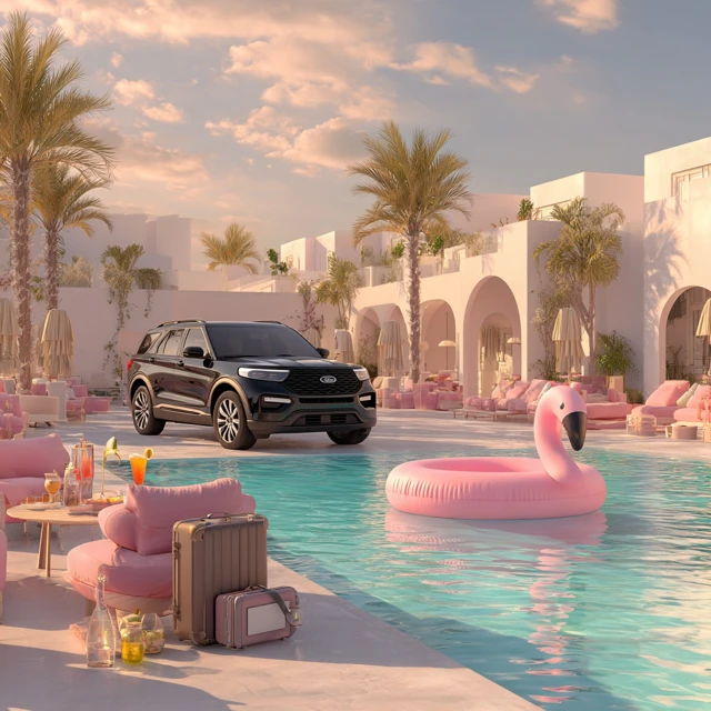 Ford Explorer Corporate Car Leasing AllInclusive Resort