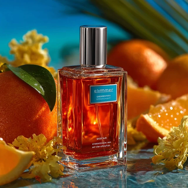 Mens Cologne Product Photography Citrus Freshness