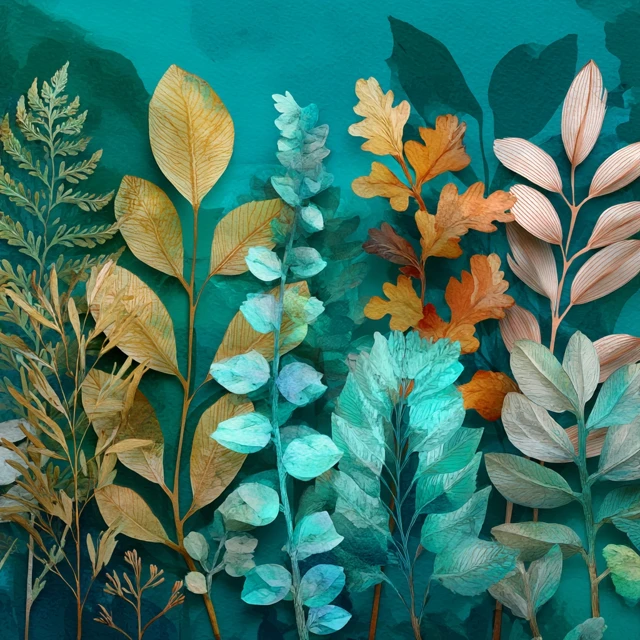 New Zealand Foliage Watercolour Painting