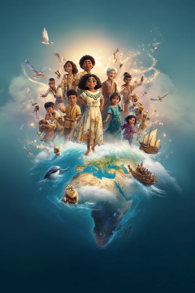 Children of the World United Illustration