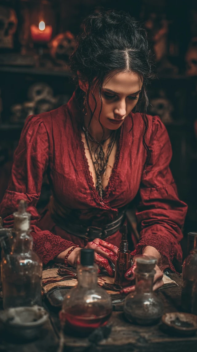 The Alchemist Potion Maker Dark Fantasy