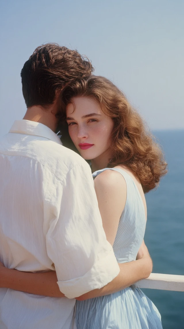 Couple by the Sea Romantic Portrait