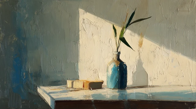 Abstract Impressionist Still Life Painting