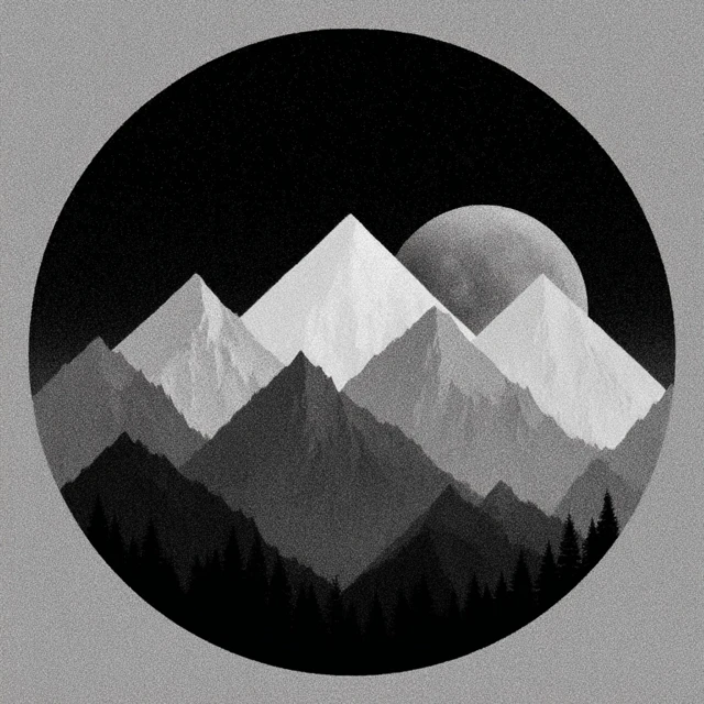 Moonydig Vector Logo Illustration Minimalist Design
