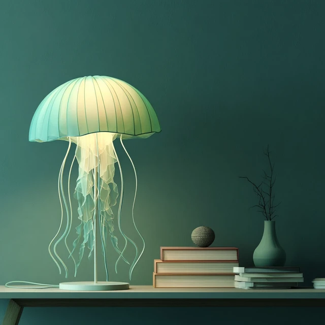 Elegant Jellyfish Lamp Modern Home Decor