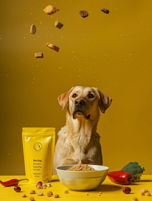 Dog Food Photography Magical Studio Scene