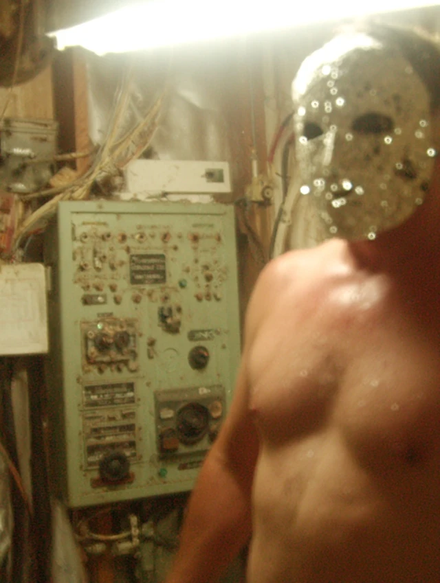 SciFi Cyborg Athlete in Liminal Space 2000s Digicam