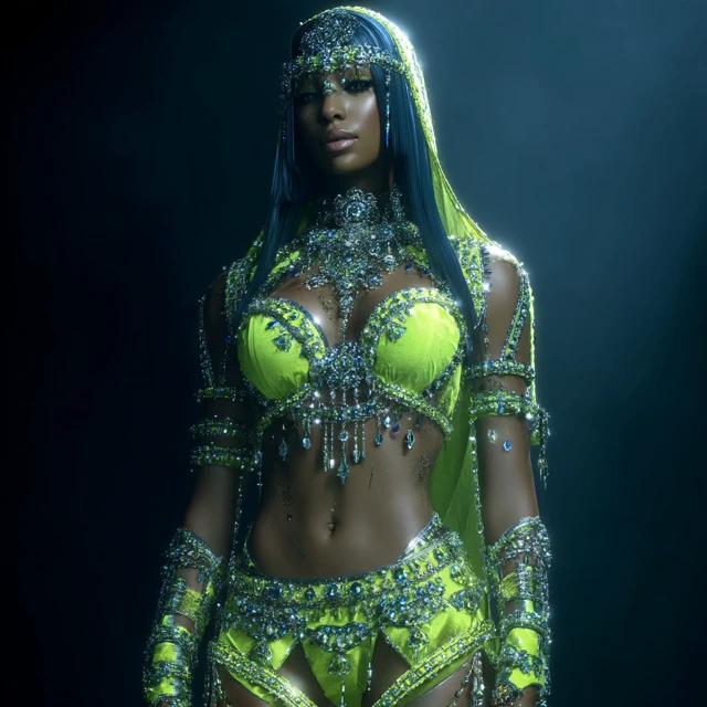 D Squared Couture 2050 Futuristic Fashion Model