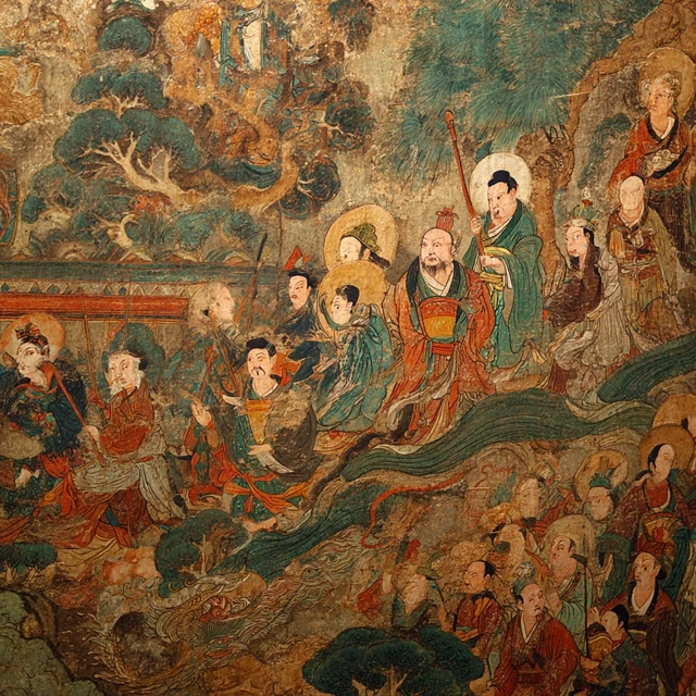 Dunhuang Immortals Painting - Chinese Classical Art