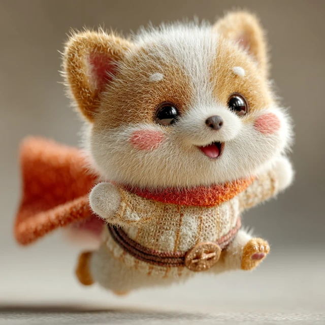 Doge Superhero 3D Character - Cute and Flying!
