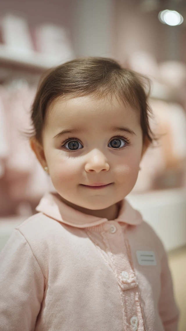 Baby Store Attendant Portrait