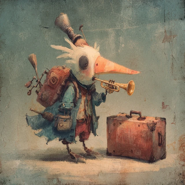 Honk Magic Duck Illustration