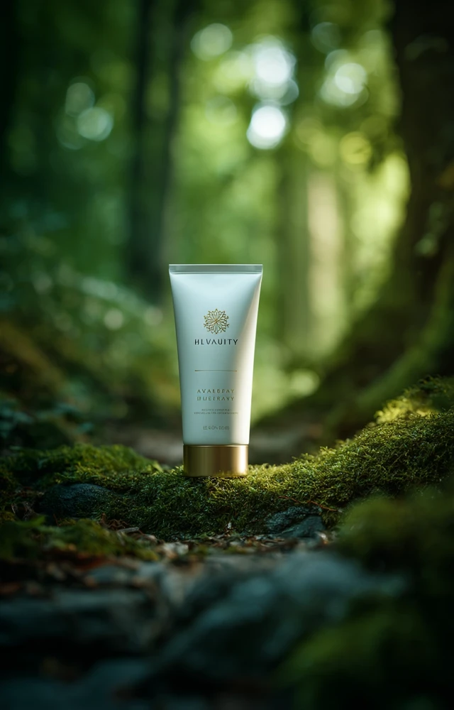 Hand Cream in Nature Luxurious Skincare Product