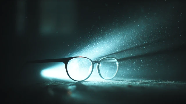 Glasses in the Spotlight with Dust