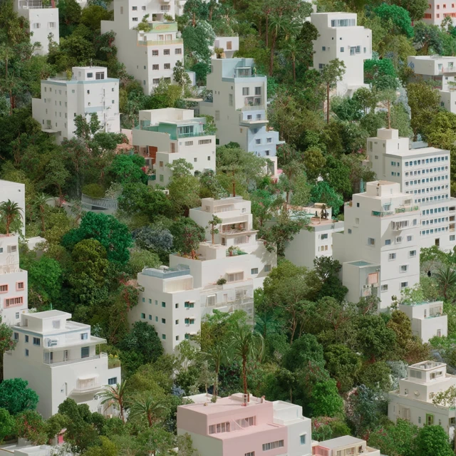 Bodys Isek Kingelez City Models Lush Greenery