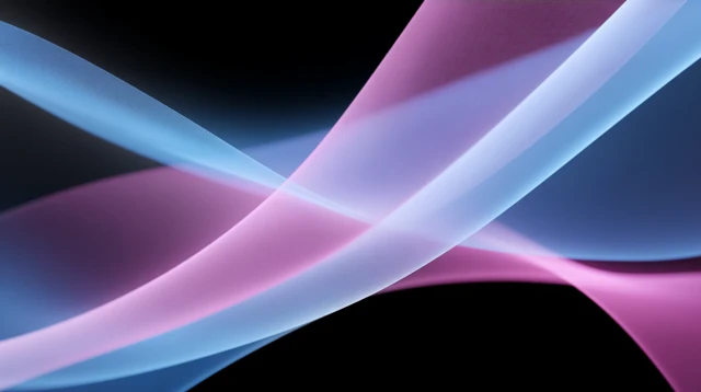 Abstract Holographic Light Ribbons Background