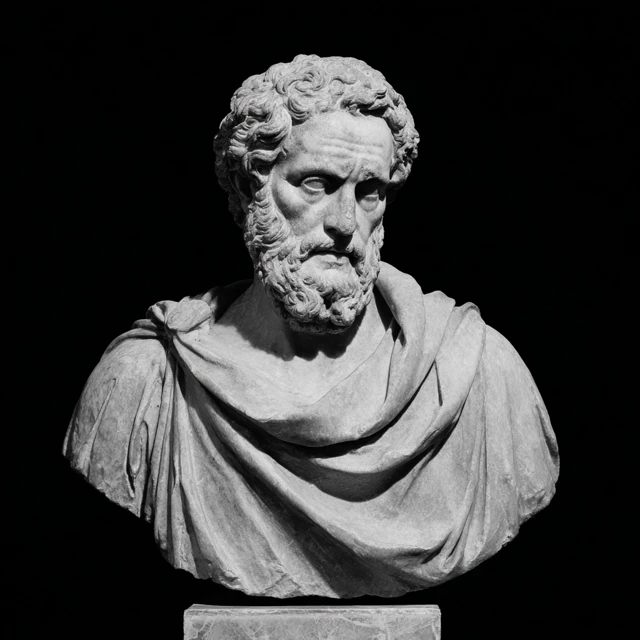 Classical Greek Sculpture of a Bearded God