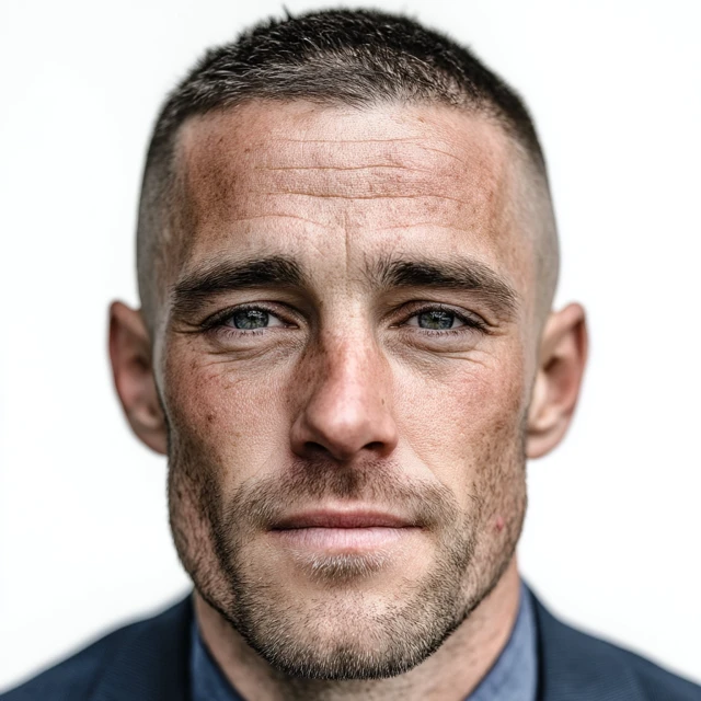 Professional Headshot of a Man in Blue Suit