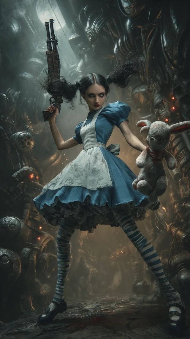 Steampunk Dorothy Dark Gothic Art