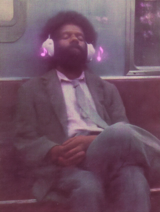 NYC Subway 1986: Dreamlike Photo by Jamal Shabazz