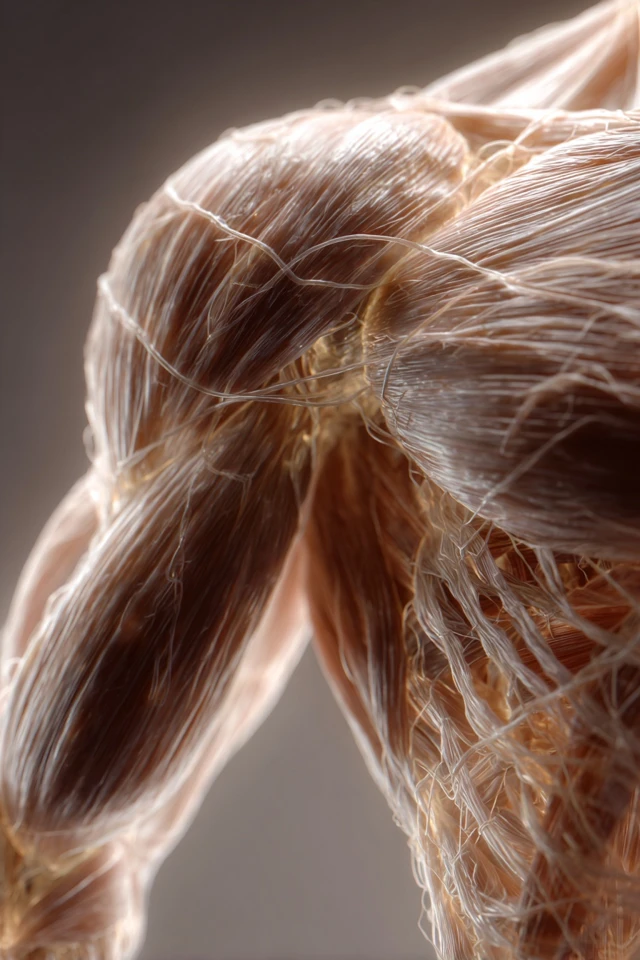 Human Anatomy Detailed Muscular System Visualization