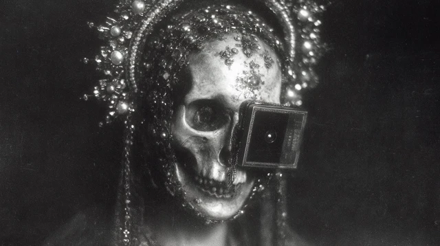 Vanitas Icon Smartphone Skull Art Deco Surrealism