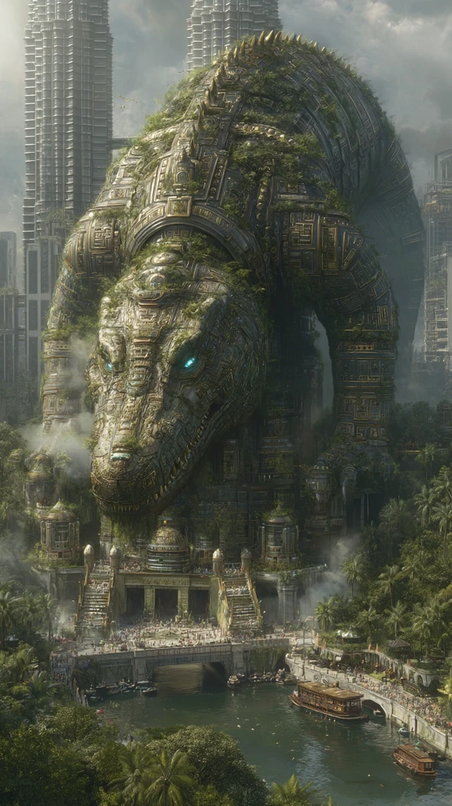 Mythical Crocodile Guardian of Kuala Lumpur