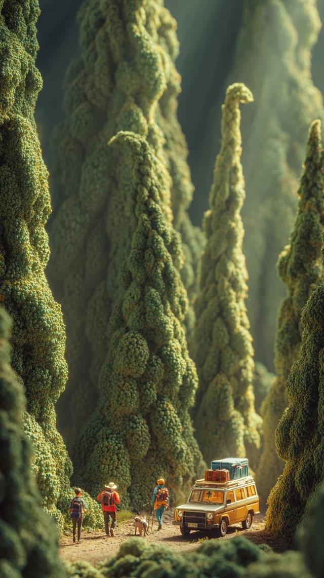 Surreal Expedition Broccoli Forest Miniature