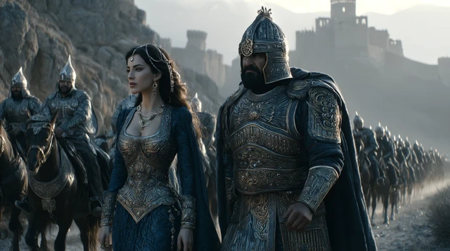 Armenian King and Queen in 9th Century