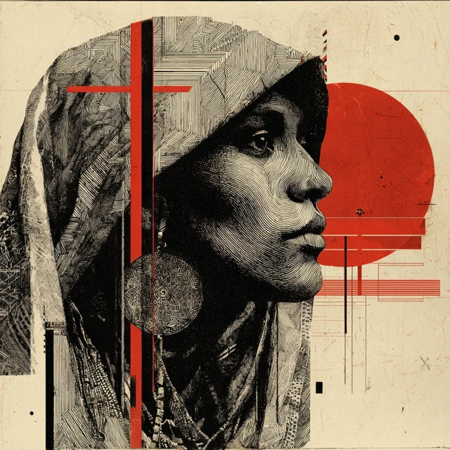 Empowering Portrait Indigenous Black Mexican Women Art