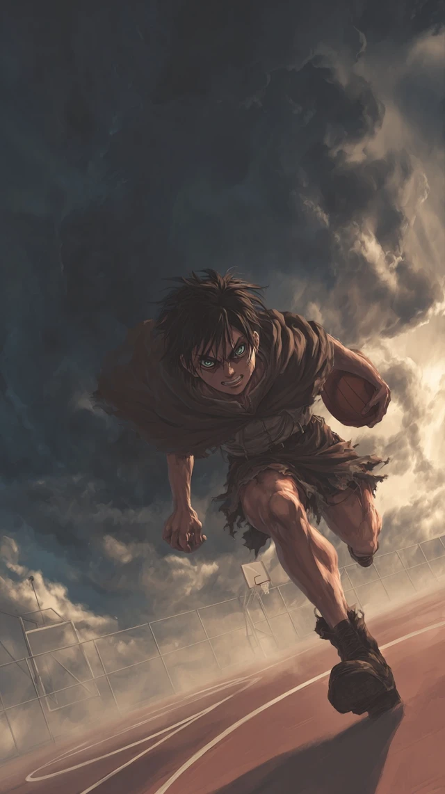 Eren Yeager Final Form Anime Action Art
