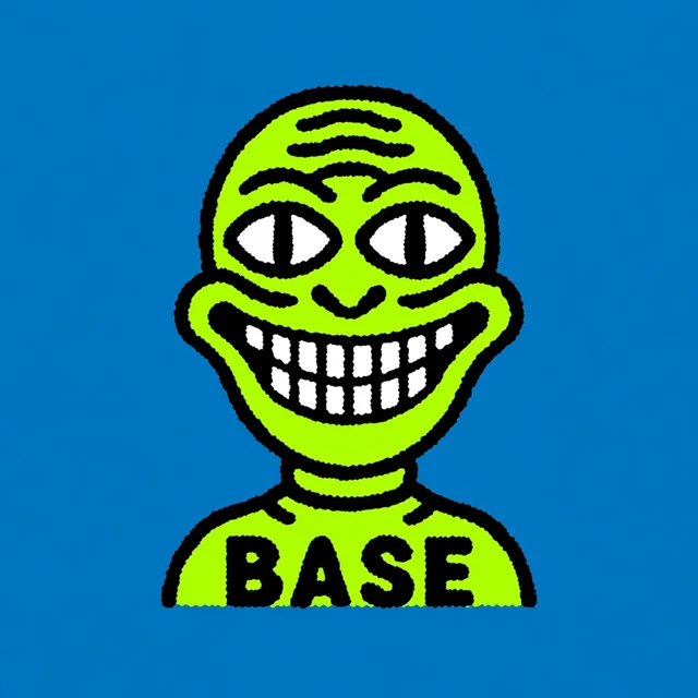 Base Logo PC Gaming Acid House Style