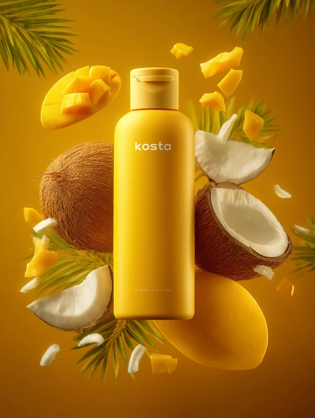 Kosta Cosmetic Bottle with Mango and Coconut