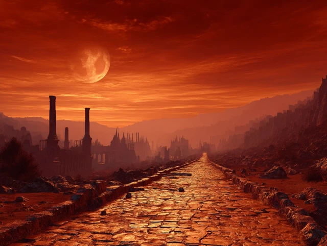 Alien City Road: Twilight on a Distant Planet