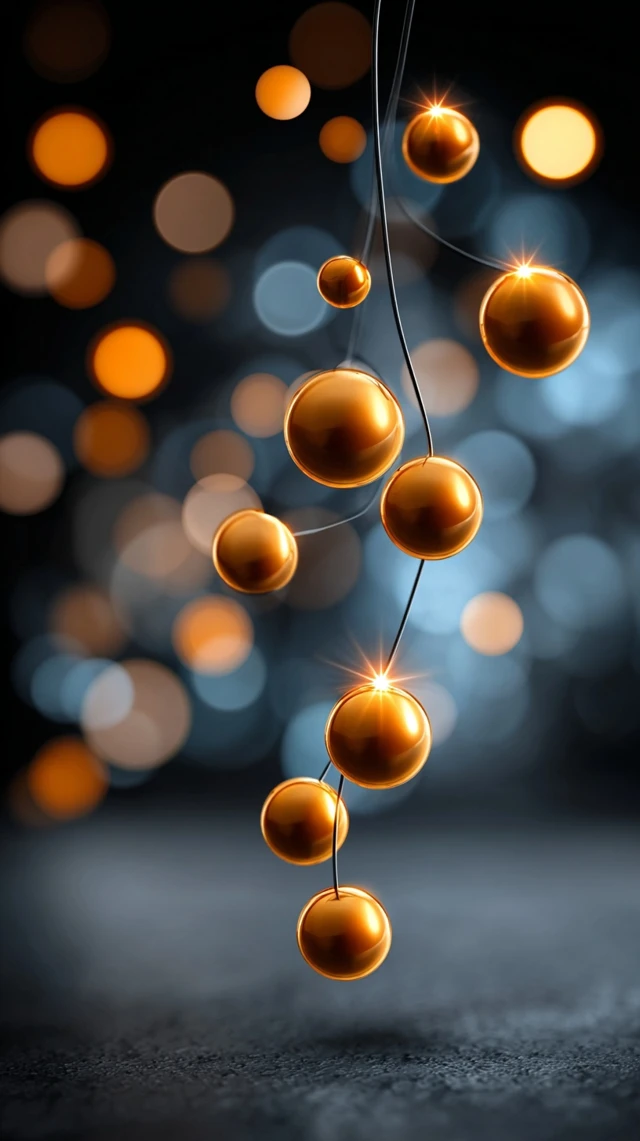 Gold Bokeh Abstract Dreamy Motion 4K