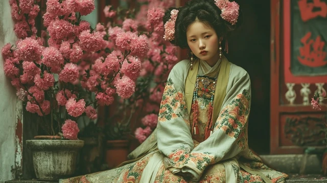 Dream of the Red Chamber Elegant Woman Hanfu