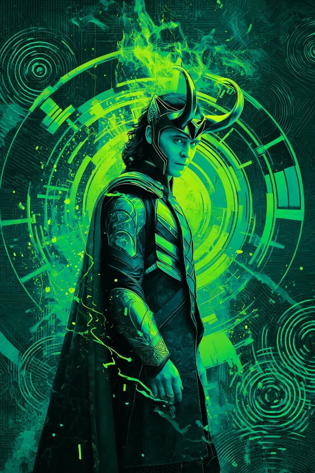 Loki Paradox NFT Portrait Cosmic Mischief