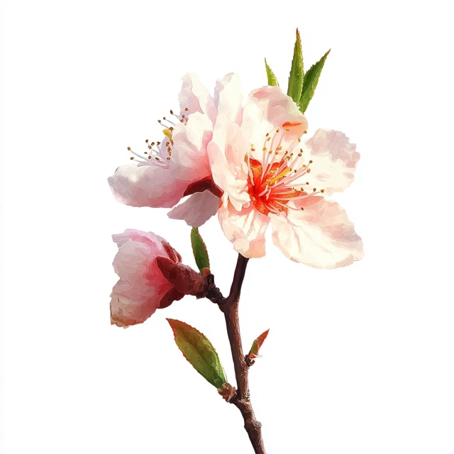 Peach Blossom Beautiful High Definition Realistic
