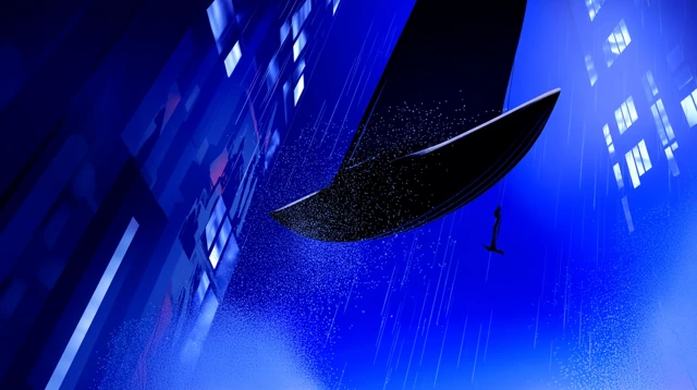 Levitating Sailboat Dreamlike Illustration