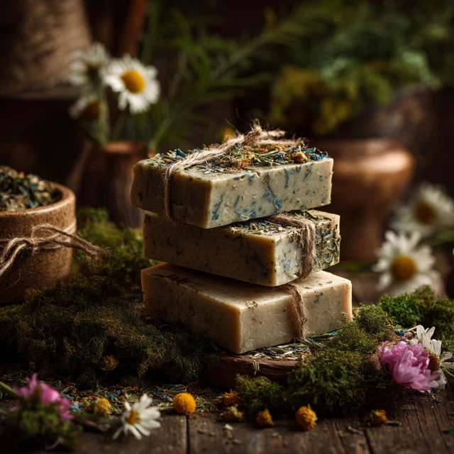 Handmade Soap with Carpathian Herbs Natural Skincare
