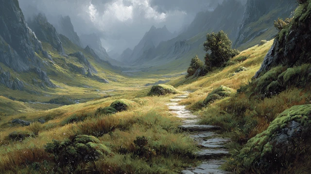 Valinor Landscape by John Howe
