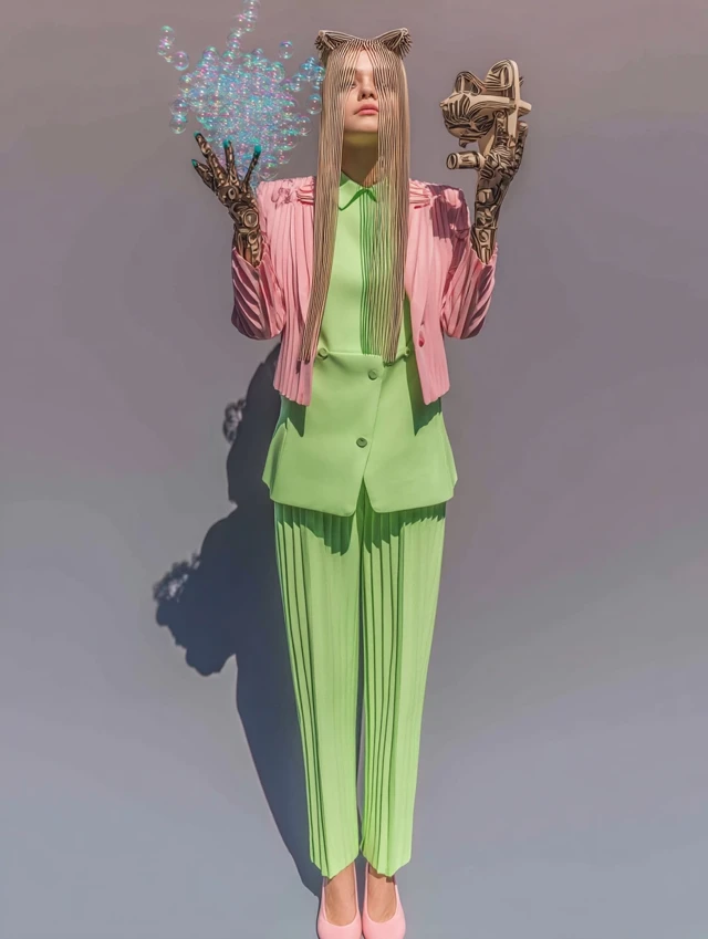 Pop Art Fashion with Whimsical Figurines