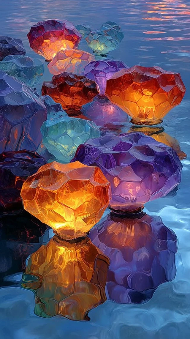 Cosmic Jellyfish in the Void Space Art