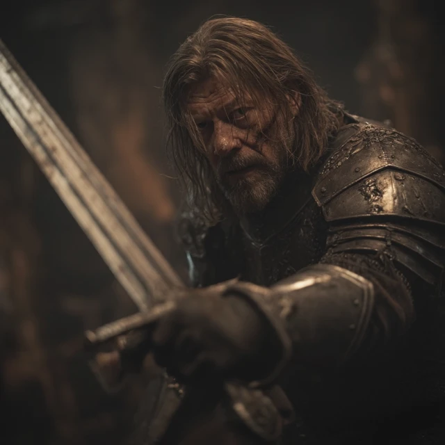 Sean Bean as Lion ElJonson, Dark Angels Primarch