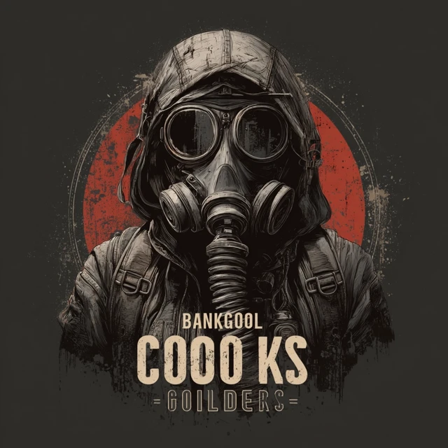 Bangkok Cool Guides Gasmask Logo Design