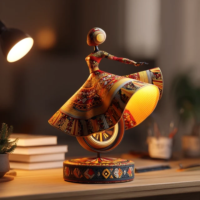 Tujia Dancer Bluetooth Speaker 3D Render