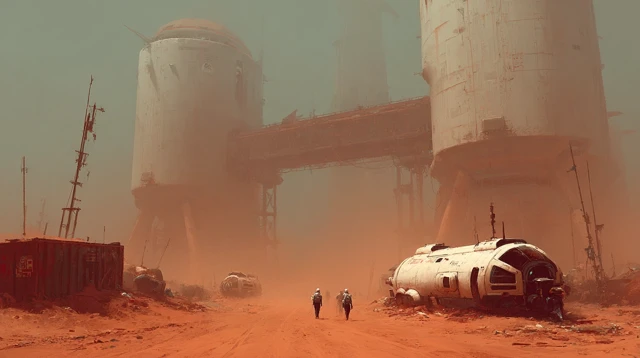 Mining Colony Outpost Alien Dust Foreboding