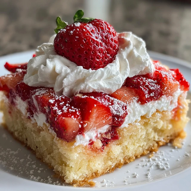 Easy Strawberry Shortcake Bars Recipe Delicious Treats